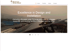Tablet Screenshot of bozemangreenbuild.com